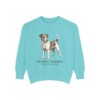 Russell Terrier Latin Sweatshirt, Chalky Mint, front view