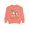 Russell Terrier Latin Sweatshirt, Terracotta, front view