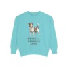 Russell Terrier Mom Sweatshirt, Chalky Mint, front view