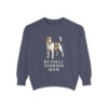 Russell Terrier Mom Sweatshirt, Denim, front view