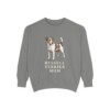 Russell Terrier Mom Sweatshirt, Grey, front view