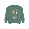 Russell Terrier Mom Sweatshirt, Light Green, front view
