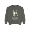 Russell Terrier Mom Sweatshirt, Pepper, front view