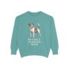Russell Terrier Mom Sweatshirt, Seafoam, front view