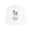 Russell Terrier Mom Sweatshirt, White, front view