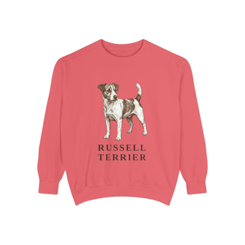 Russell Terrier Sweatshirt, Watermelon, front view