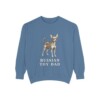 russian-toy-sweatshirt-dad-blue-jean Russian Toy Dad Sweatshirt, Blue Jean, front view