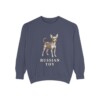 Russian Toy Sweatshirt, Denim, front view