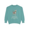 Russian Toy Humor Sweatshirt, Seafoam, front view