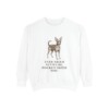Russian Toy Humor Sweatshirt, White, front view