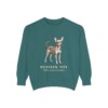 Russian Toy Latin Sweatshirt, Blue Spruce, front view