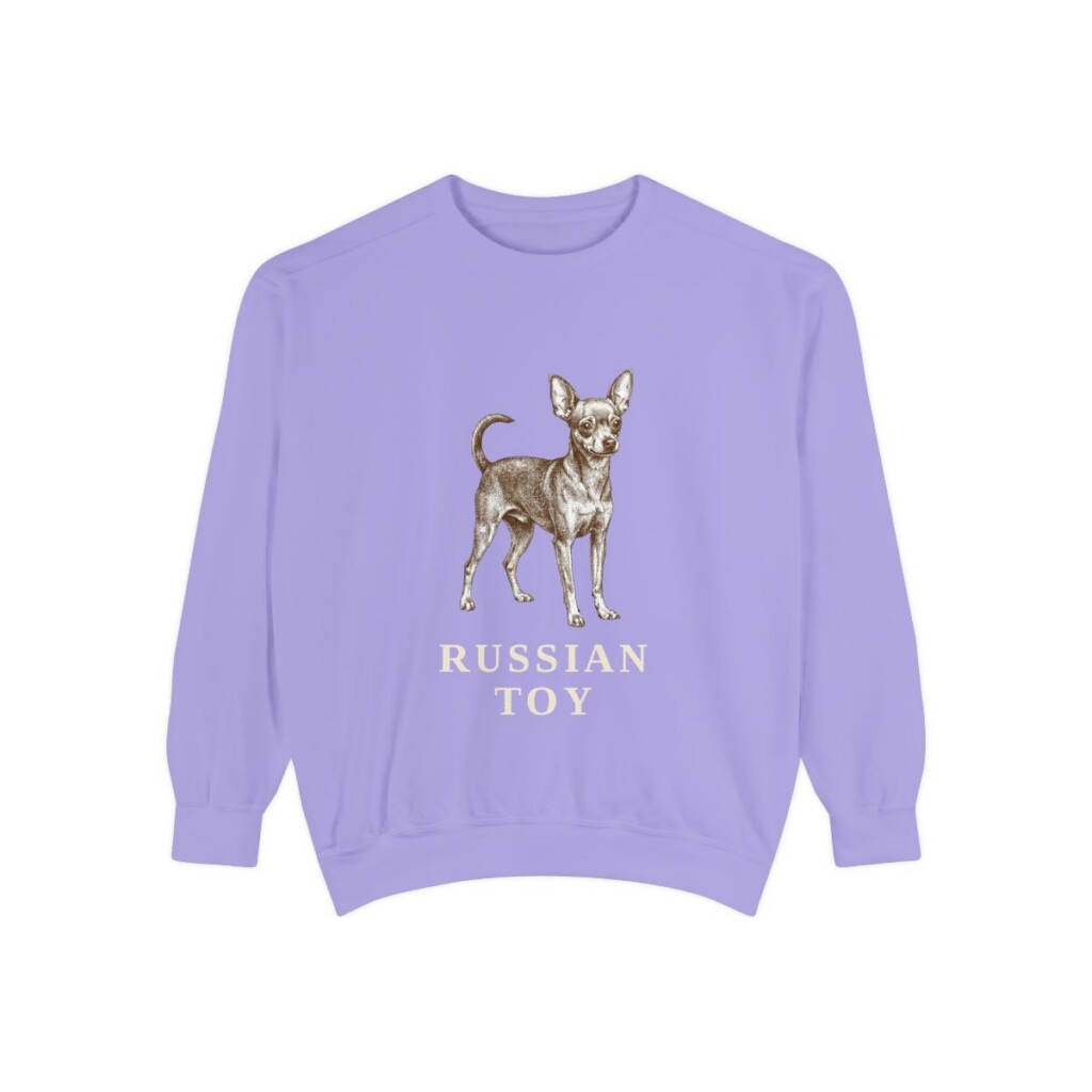 Russian Toy Sweatshirt, Violet, front view
