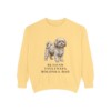 Russian Tsvetnaya Bolonka Dad Sweatshirt, Butter, front view