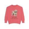 Russian Tsvetnaya Bolonka Humor Sweatshirt, Watermelon, front view