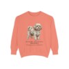 Russian Tsvetnaya Bolonka Latin Sweatshirt, Terracotta, front view