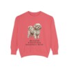 Russian Tsvetnaya Bolonka Mom Sweatshirt, Watermelon, front view