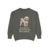 russian-tsvetnaya-bolonka-sweatshirt-pepper Russian Tsvetnaya Bolonka Sweatshirt, Pepper, front view