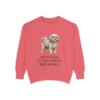 russian-tsvetnaya-bolonka-sweatshirt-watermelon Russian Tsvetnaya Bolonka Sweatshirt, Watermelon, front view