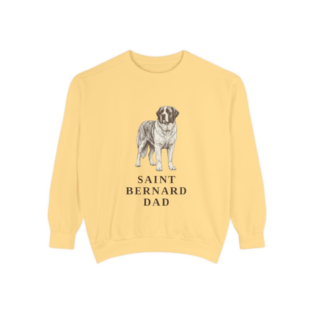 Saint Bernard Dad Sweatshirt, Butter, front view