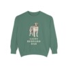 Saint Bernard Dad Sweatshirt, Light Green, front view