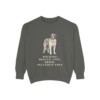 saint-bernard-sweatshirt-humor-pepper Saint Bernard Humor Sweatshirt, Pepper, front view