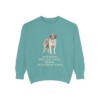 saint-bernard-sweatshirt-humor-seafoam Saint Bernard Humor Sweatshirt, Seafoam, front view