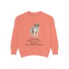 saint-bernard-sweatshirt-humor-terracotta Saint Bernard Humor Sweatshirt, Terracotta, front view