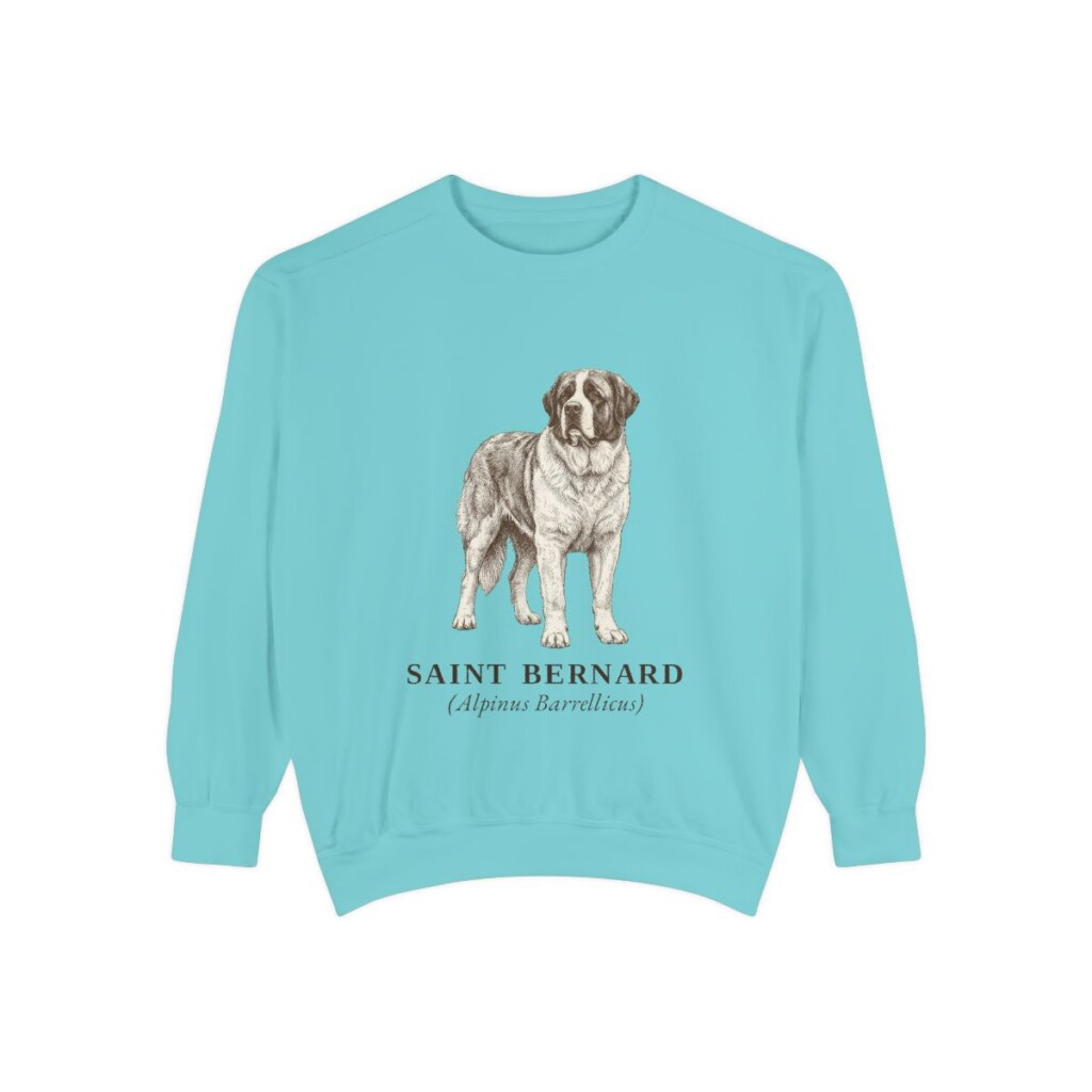 Saint Bernard Latin Sweatshirt, Chalky Mint, front view