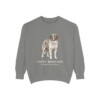 Saint Bernard Latin Sweatshirt, Grey, front view