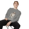 Saint Bernard Latin Sweatshirt, Grey, person 1 context