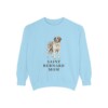 Saint Bernard Mom Sweatshirt, Chambray, front view