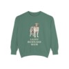 Saint Bernard Mom Sweatshirt, Light Green, front view