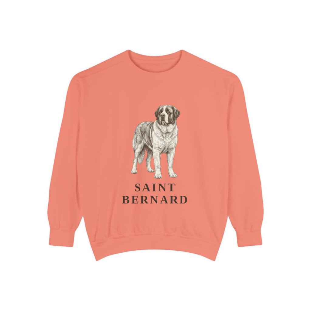 Saint Bernard Sweatshirt, Terracotta, front view