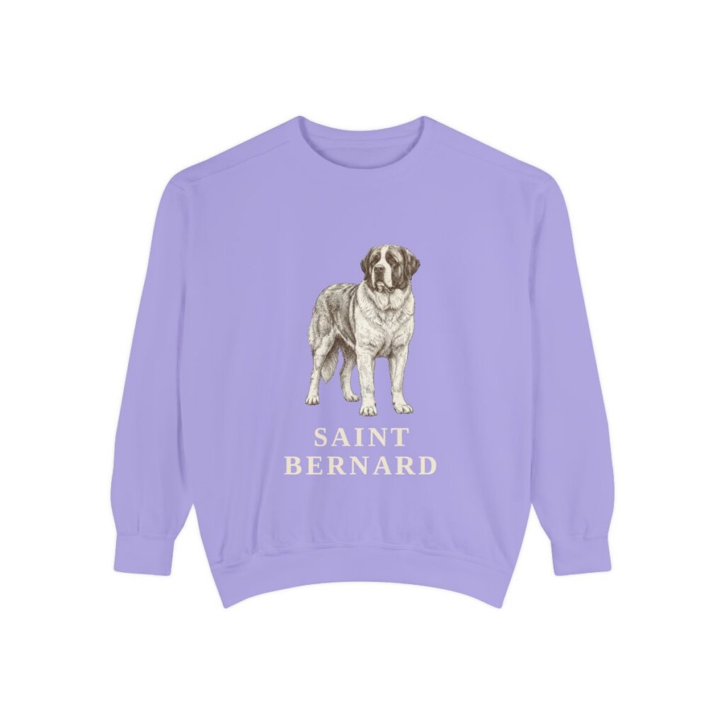 Saint Bernard Sweatshirt, Violet, front view