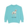 saluki-sweatshirt-chalky-mint Saluki Sweatshirt, Chalky Mint, front view