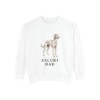 Saluki Dad Sweatshirt, White, front view