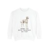 saluki-sweatshirt-humor-white Saluki Humor Sweatshirt, White, front view
