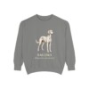 Saluki Latin Sweatshirt, Grey, front view