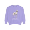 Saluki Latin Sweatshirt, Violet, front view