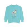 Saluki Mom Sweatshirt, Chalky Mint, front view
