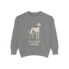 Saluki Mom Sweatshirt, Grey, front view