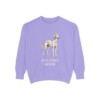 Saluki Mom Sweatshirt, Violet, front view