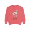 Saluki Mom Sweatshirt, Watermelon, front view