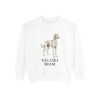 Saluki Mom Sweatshirt, White, front view