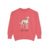 saluki-sweatshirt-watermelon Saluki Sweatshirt, Watermelon, front view