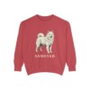 Samoyed Sweatshirt, Crimson, front view