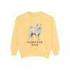 Samoyed Dad Sweatshirt, Butter, front view