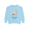 Samoyed Dad Sweatshirt, Chambray, front view