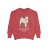 Samoyed Dad Sweatshirt, Crimson, front view