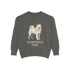 Samoyed Dad Sweatshirt, Pepper, front view